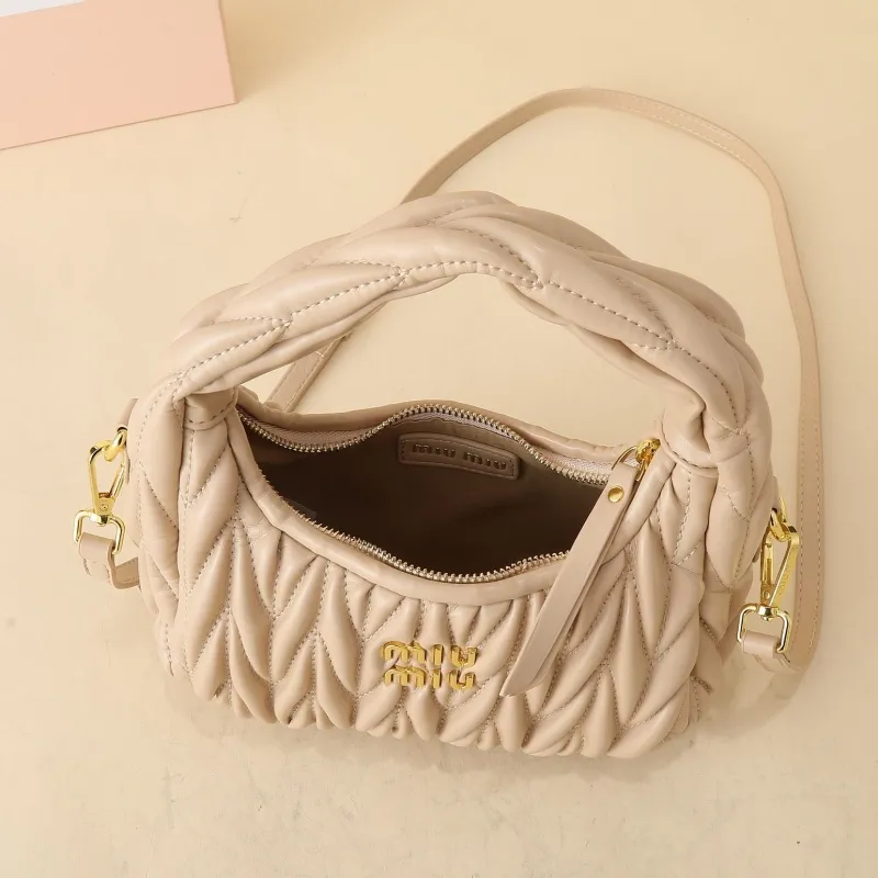 Miu Miu Beige Top Handle Crossbody Bag 1141 - Image 8
