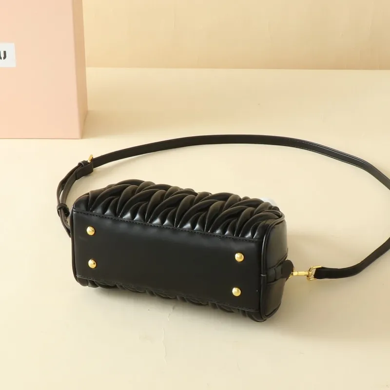 Miu Miu Black Top Handle Crossbody Bag 1147 - Image 6