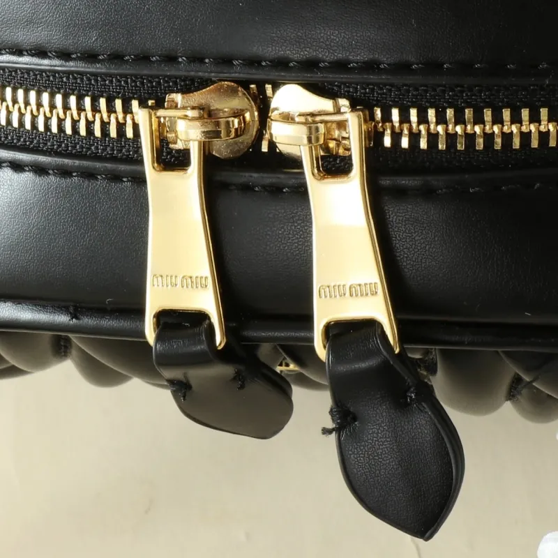 Miu Miu Black Top Handle Crossbody Bag 1147 - Image 7