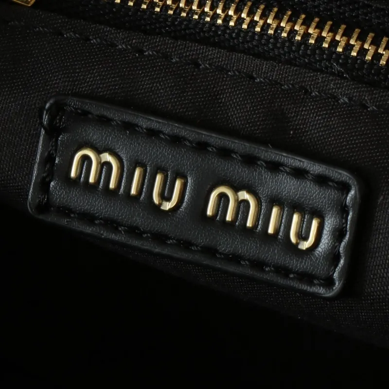 Miu Miu Black Top Handle Crossbody Bag 1147 - Image 9
