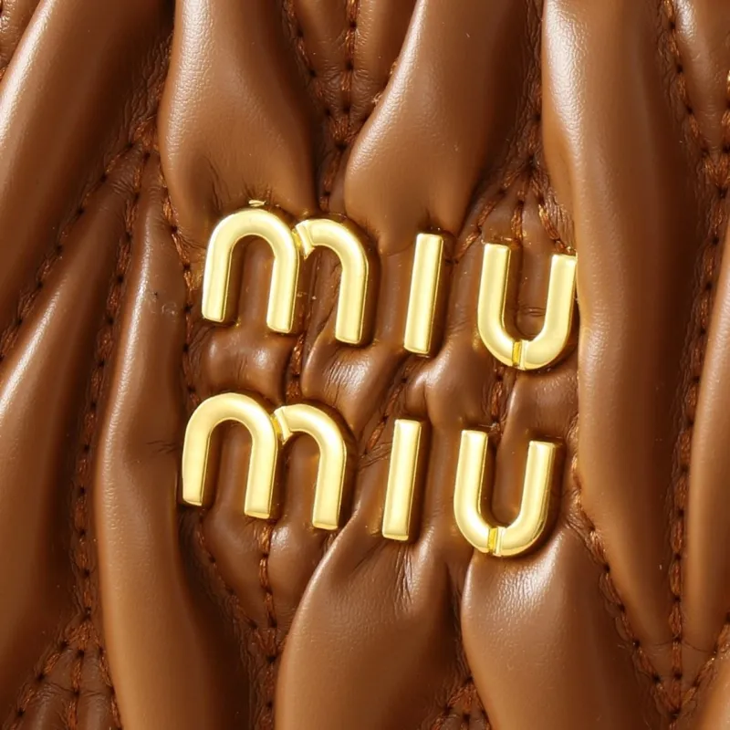 Alternative view of MIU MIU Brown Top Handle Crossbody Bag