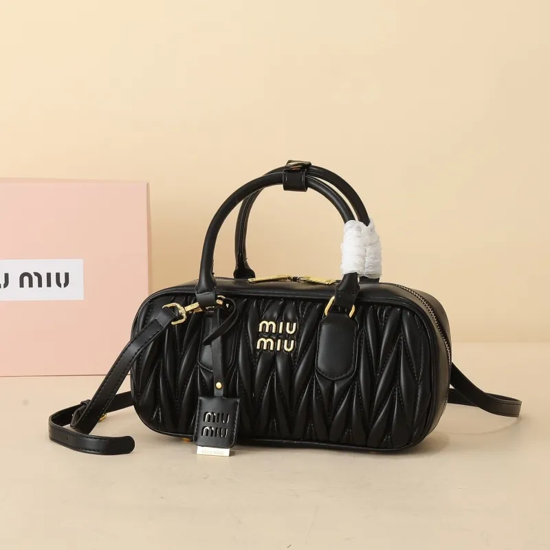 MIU MIU Black Top Handle Bag 1151