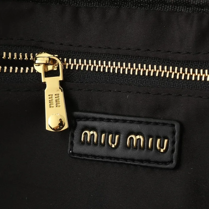 MIU MIU Black Top Handle Bag 1151 - Image 9