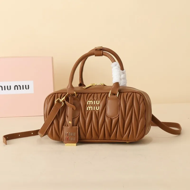 Miu Miu Brown Top Handle Bag 1152