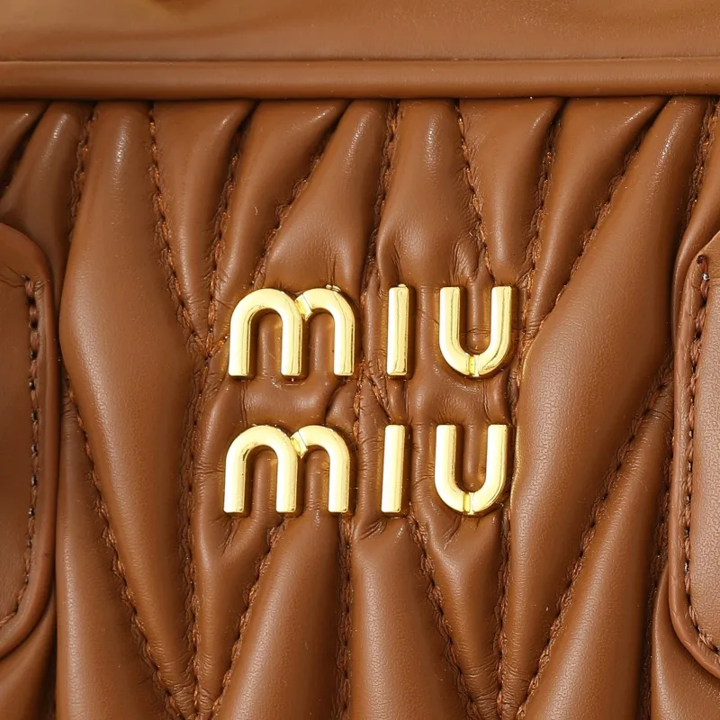 Alternative view of Miu Miu Brown Top Handle Bag 1152