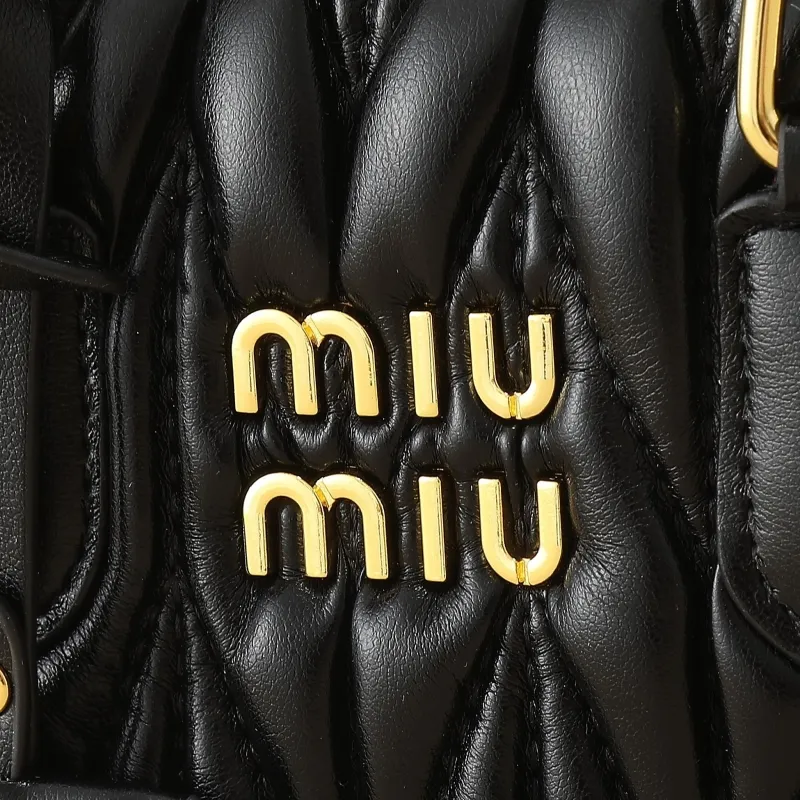 Alternative view of MIU MIU Black Top Handle Crossbody Bag 1154