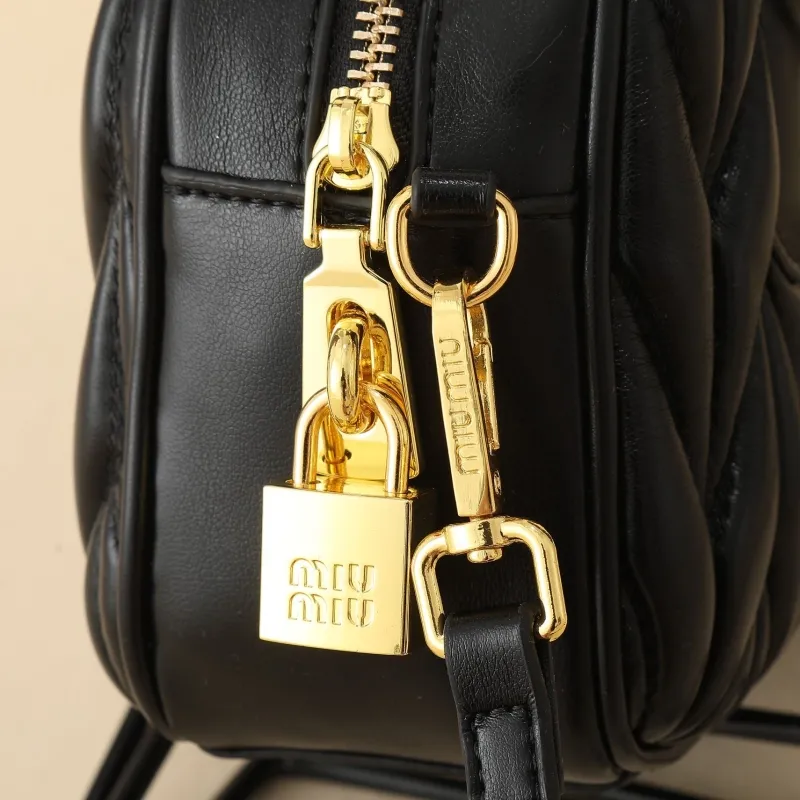 MIU MIU Black Top Handle Crossbody Bag 1154 - Image 4