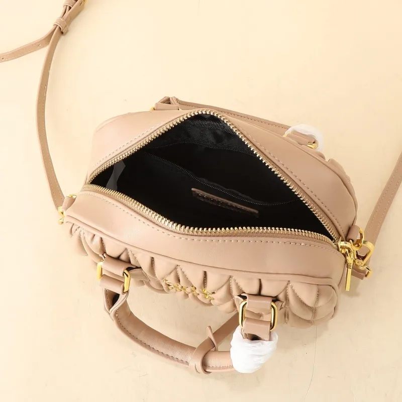 Miu Miu Beige Matelasse Top Handle Crossbody Bag - Image 8