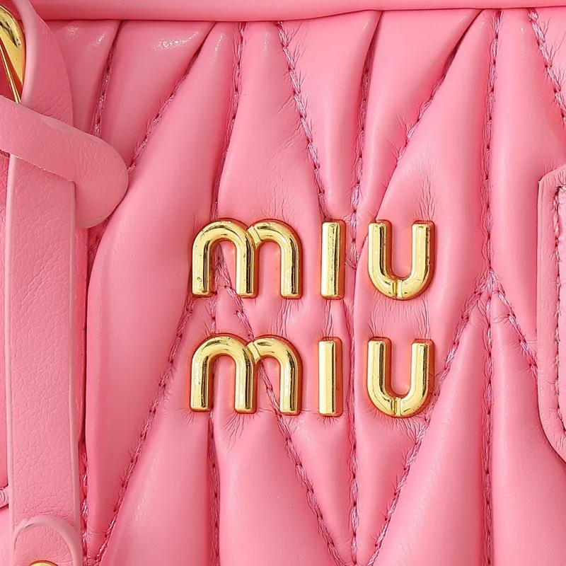 Alternative view of Miu Miu Pink Mini Top Handle Crossbody Bag