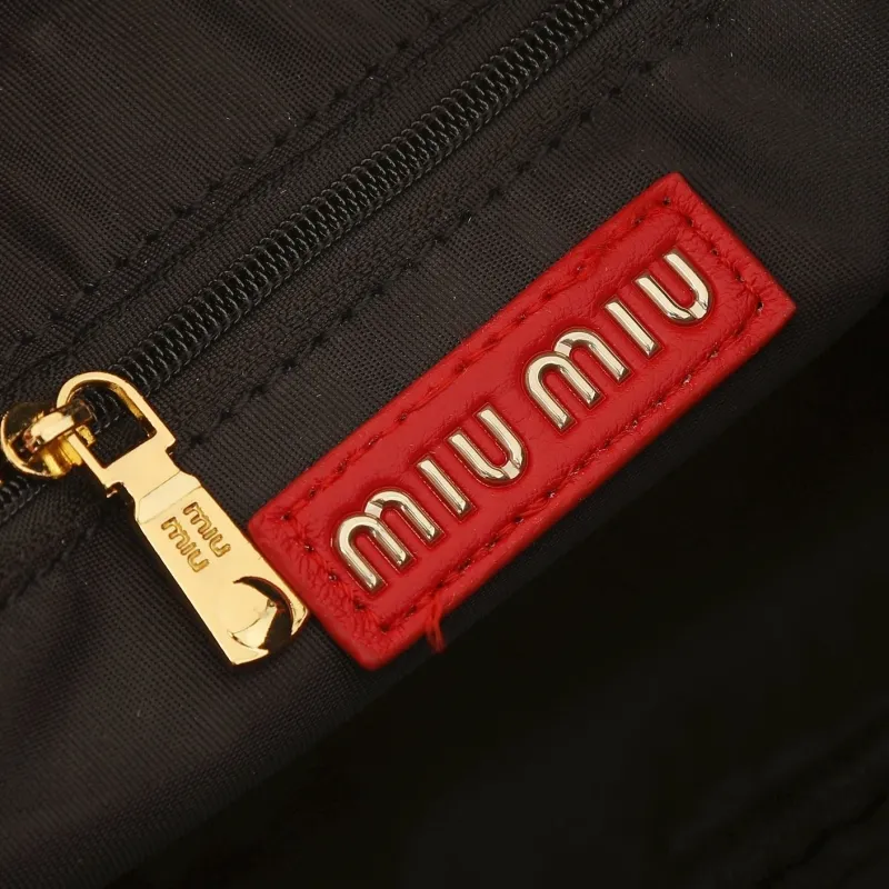 MIU MIU Red Mini Top Handle Crossbody Bag 1159 - Image 9
