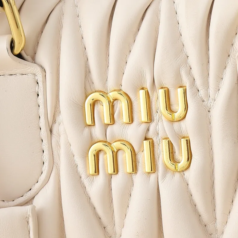 Alternative view of Miu Miu Cream Top Handle Crossbody Bag