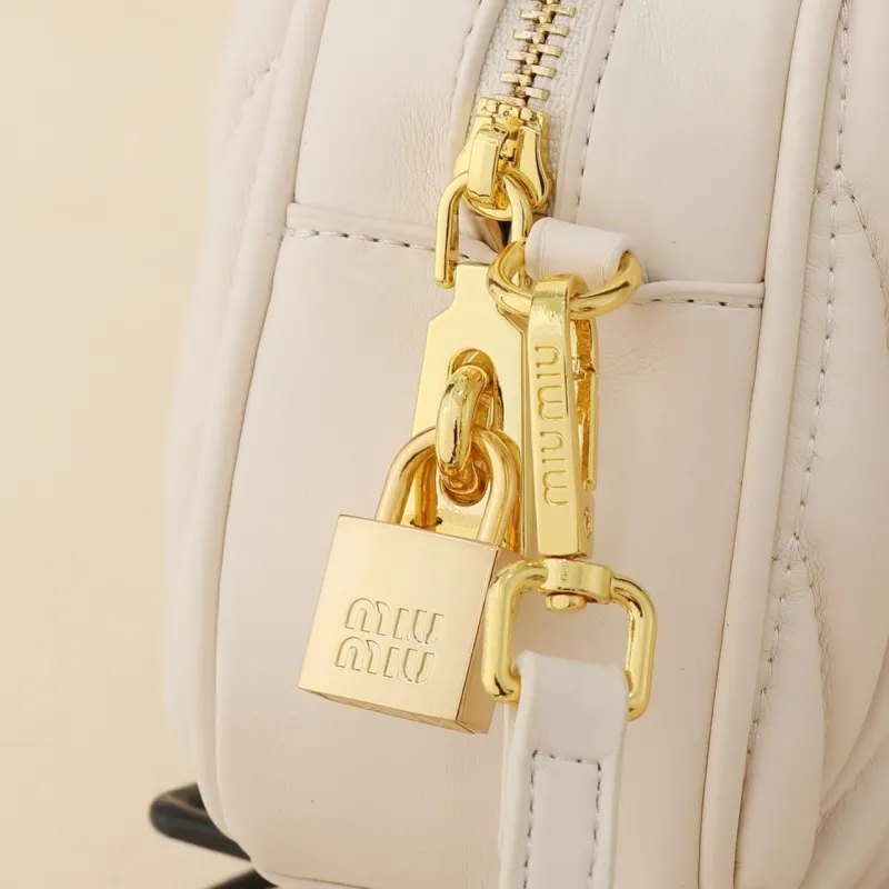 Miu Miu Cream Top Handle Crossbody Bag - Image 7