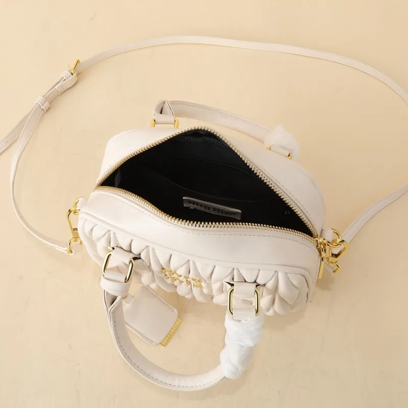 Miu Miu Cream Top Handle Crossbody Bag - Image 8
