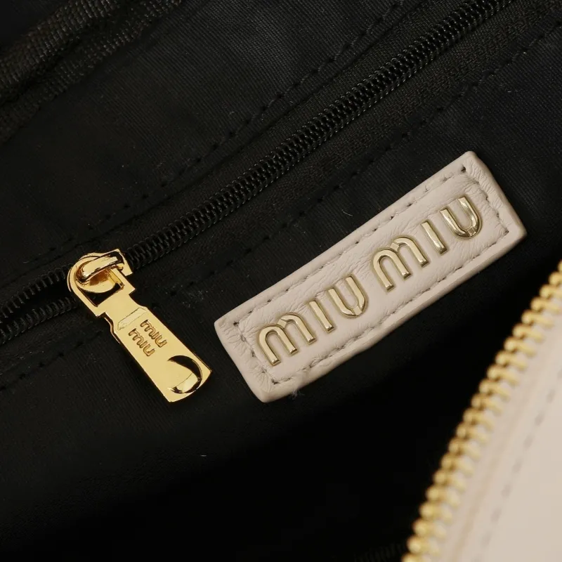 Miu Miu Cream Top Handle Crossbody Bag - Image 9