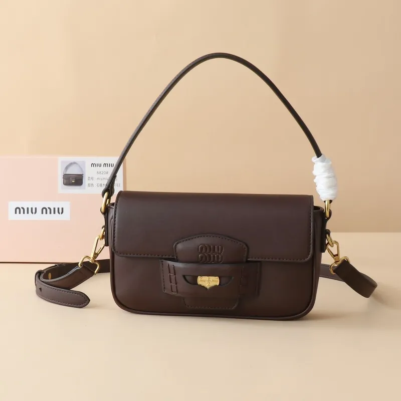 Miu Miu Coffee Top Handle Crossbody Bag 8820M
