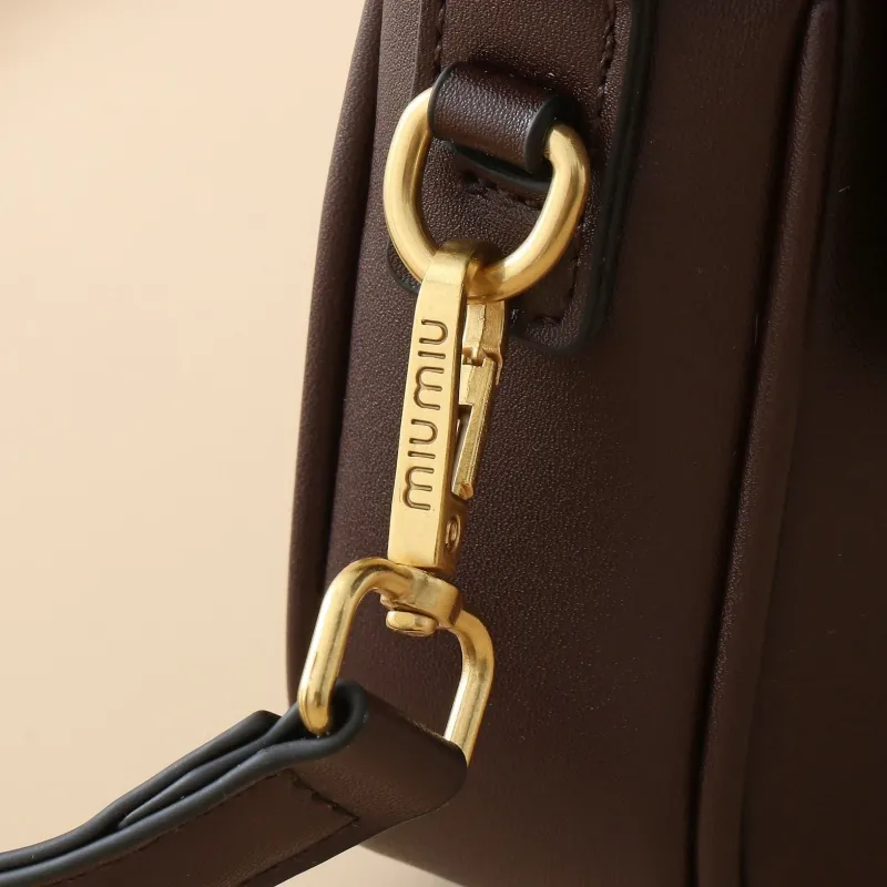 Miu Miu Coffee Top Handle Crossbody Bag 8820M - Image 4