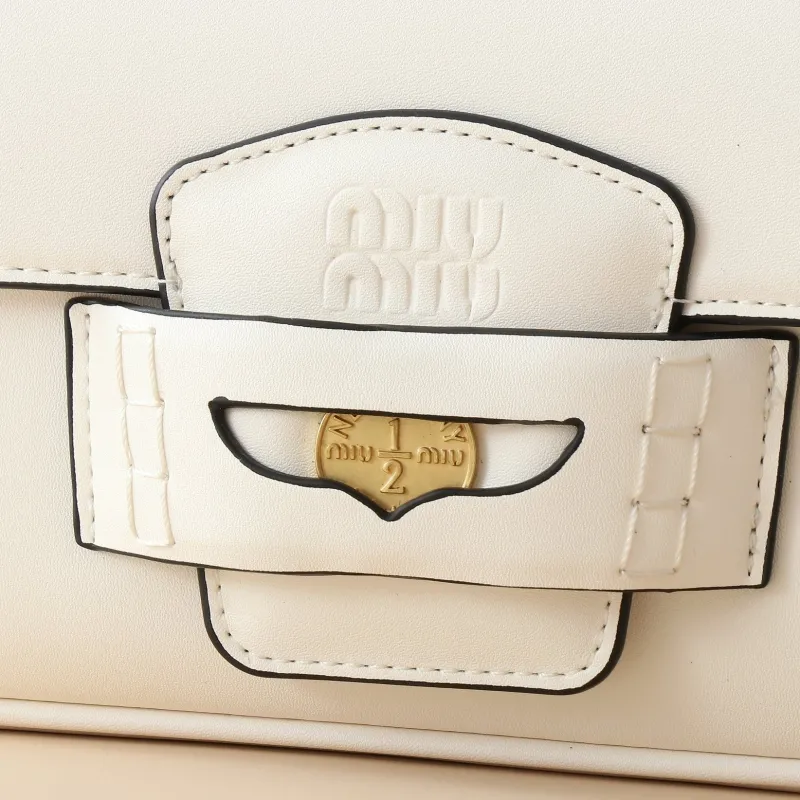 Alternative view of MIU MIU White Top Handle Crossbody Bag 1164