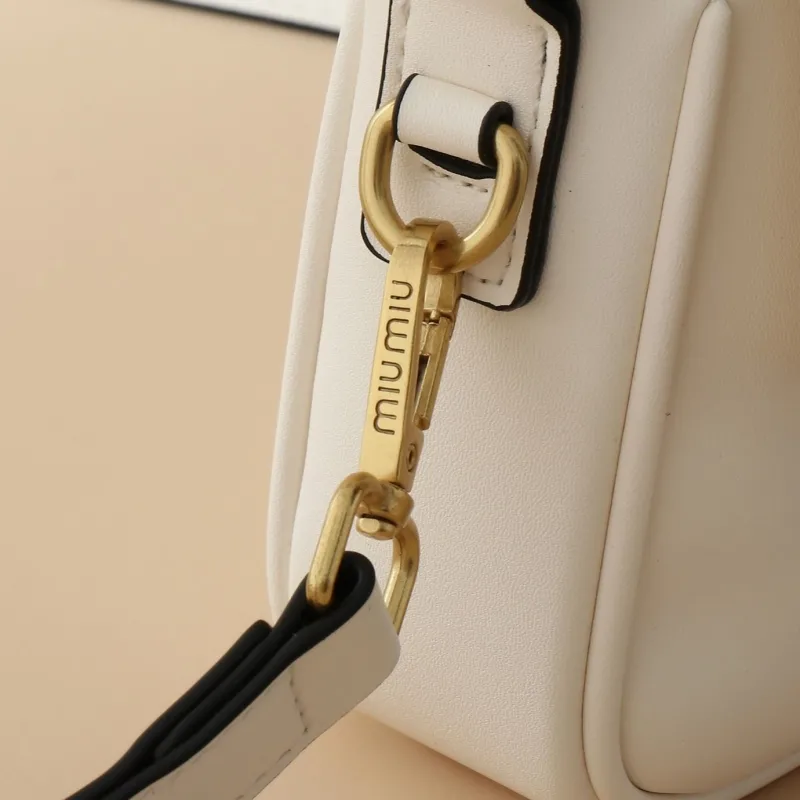 MIU MIU White Top Handle Crossbody Bag 1164 - Image 4