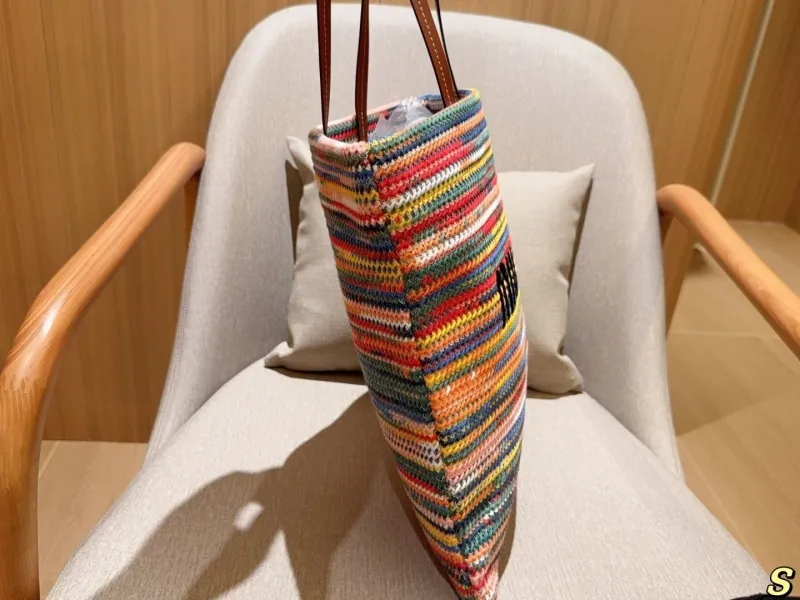 MIU MIU Multicolor Woven Tote Bag - Image 5