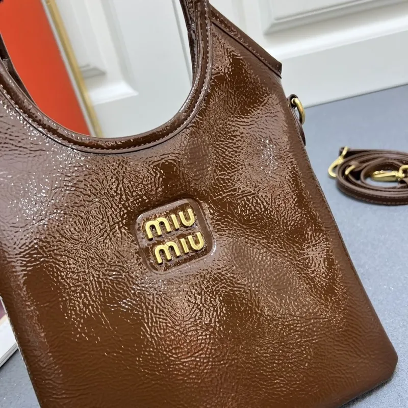 Miu Miu Brown Crossbody Handbag 5BA281 - Image 3