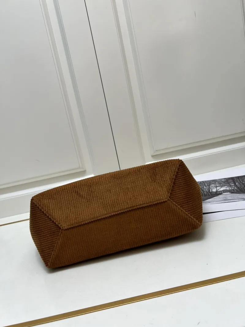 Miu Miu Brown Corduroy Tote Bag - Image 8