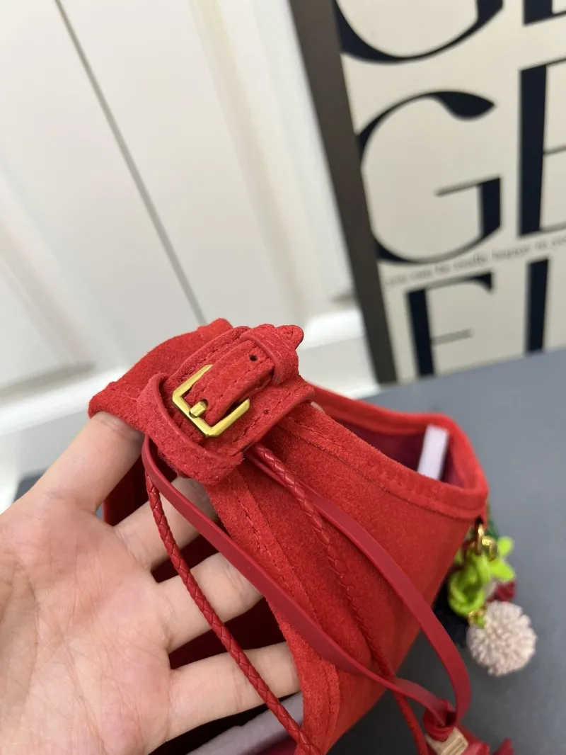 MIU MIU Red Shopping Bag 1E295 Size 24x37 - Image 6