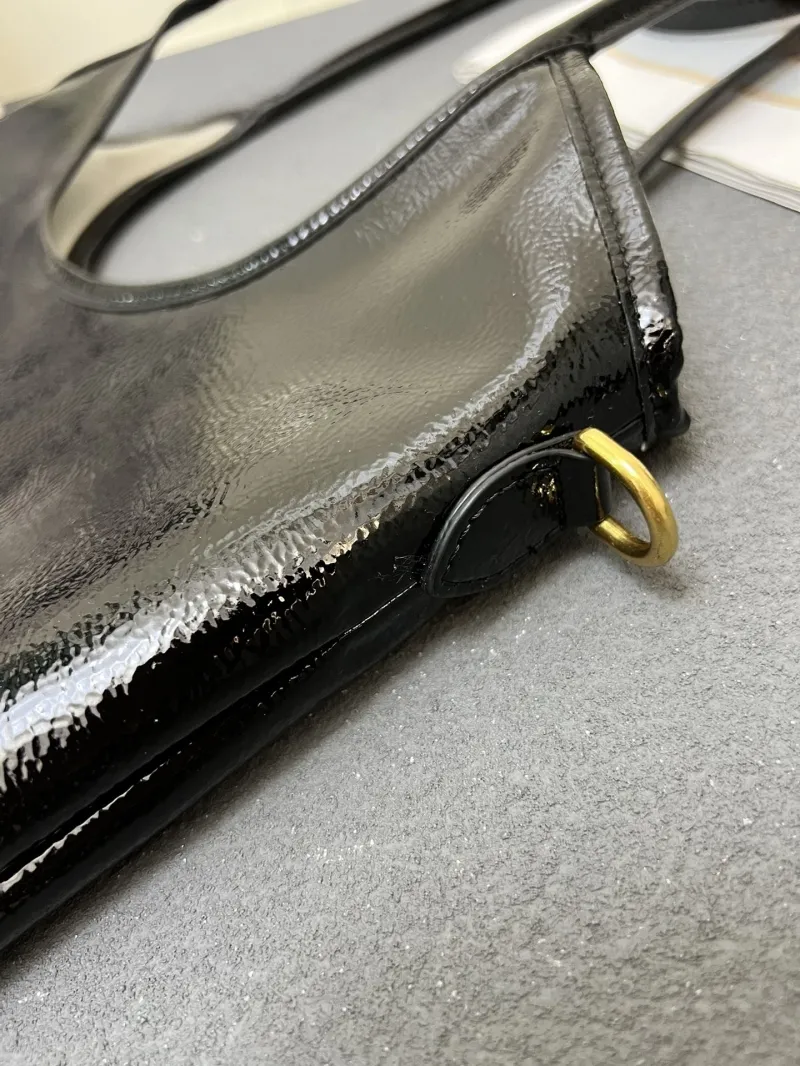 Miu Miu 5BG231 Black Leather Tote Bag - Image 5