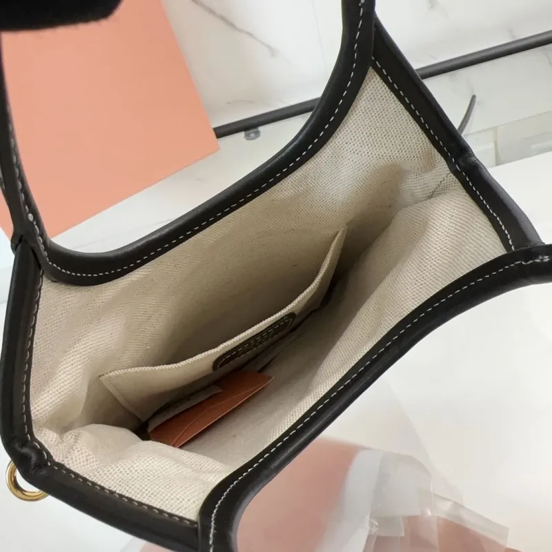 Miu Miu Black Leather Tote Shoulder Bag - Image 7