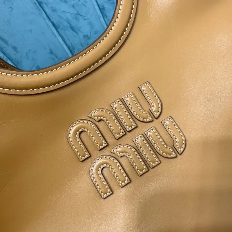 Miu Miu Brown Leather Tote Bag 74 - Image 4