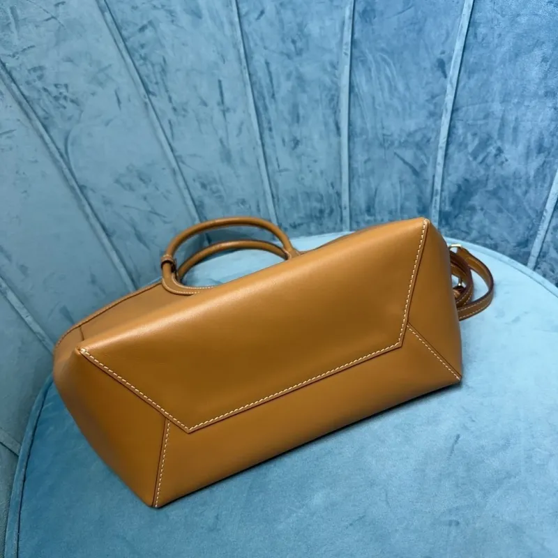 Miu Miu Brown Leather Tote Bag 74 - Image 6