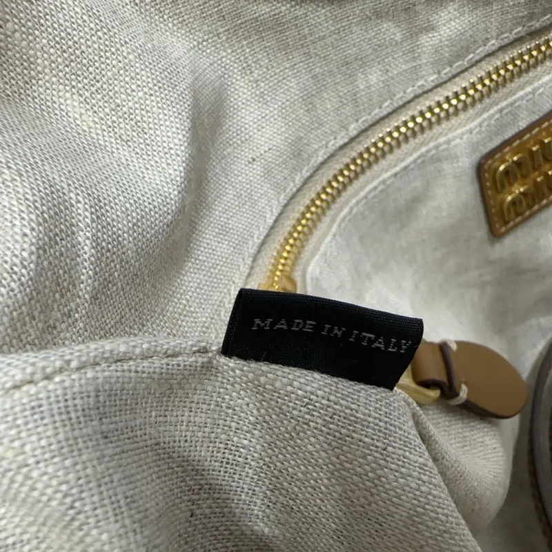Miu Miu Brown Leather Tote Bag 74 - Image 9
