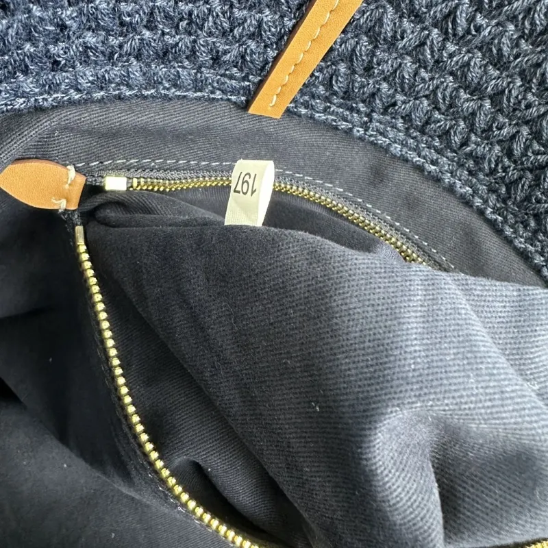 Miu Miu Striped Straw Tote Bag - Image 9