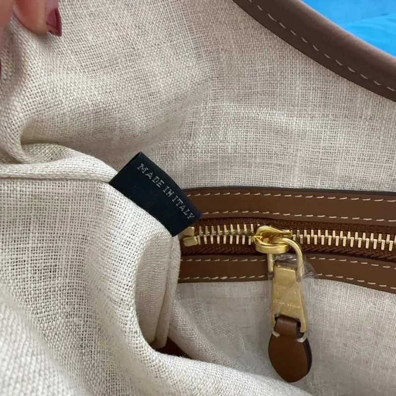 MIU MIU Beige Canvas Tote Bag - Image 8