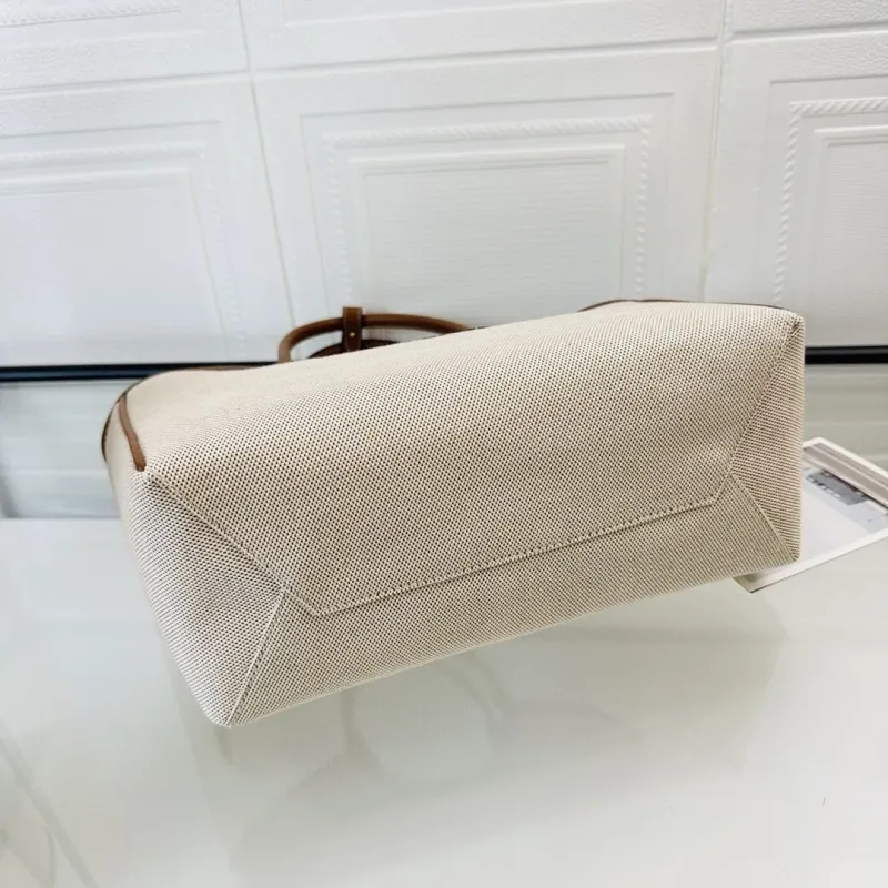 MIU MIU Beige Canvas Tote Bag 136 - Image 6
