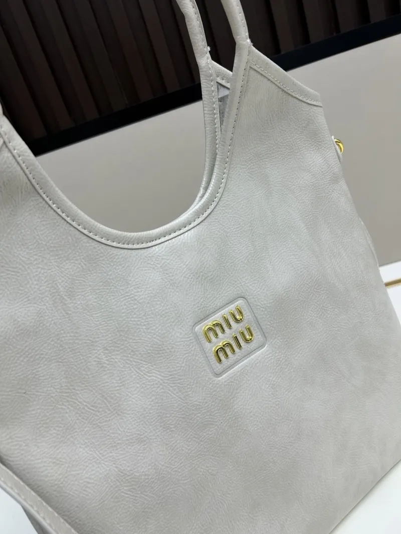 MIU MIU Off-White Tote Bag 2519 - Image 4
