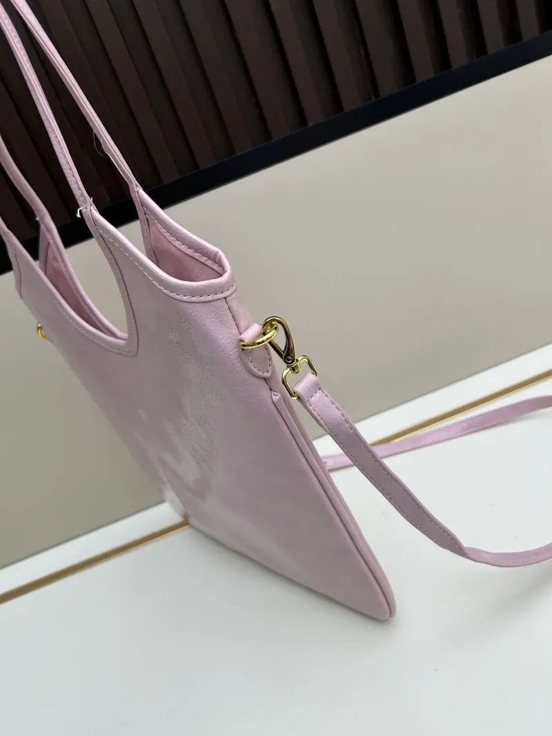 MIU MIU Pink Leather Tote Bag 2519 - Image 3
