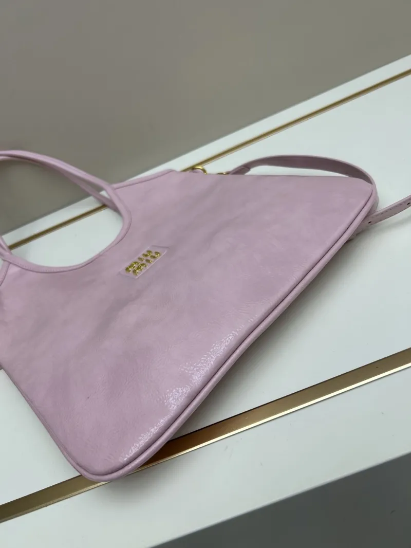 MIU MIU Pink Leather Tote Bag 2519 - Image 5