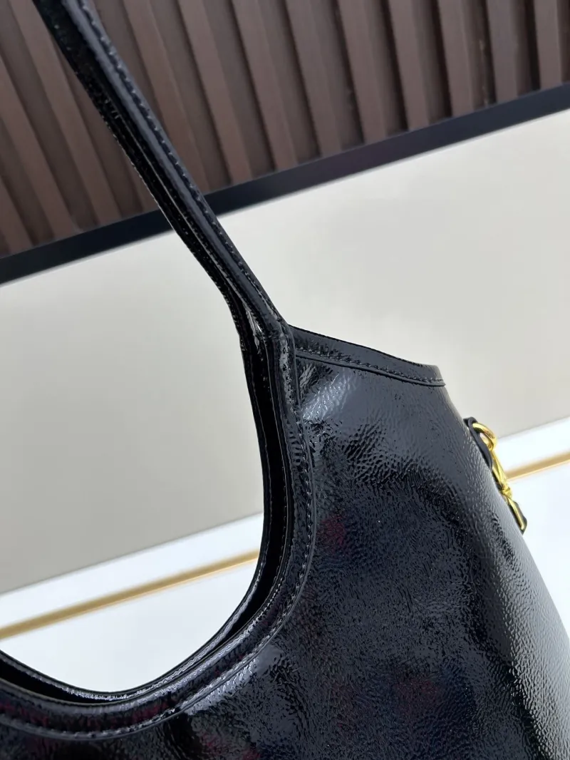 Miu Miu Black Leather Tote Bag 2519 - Image 6