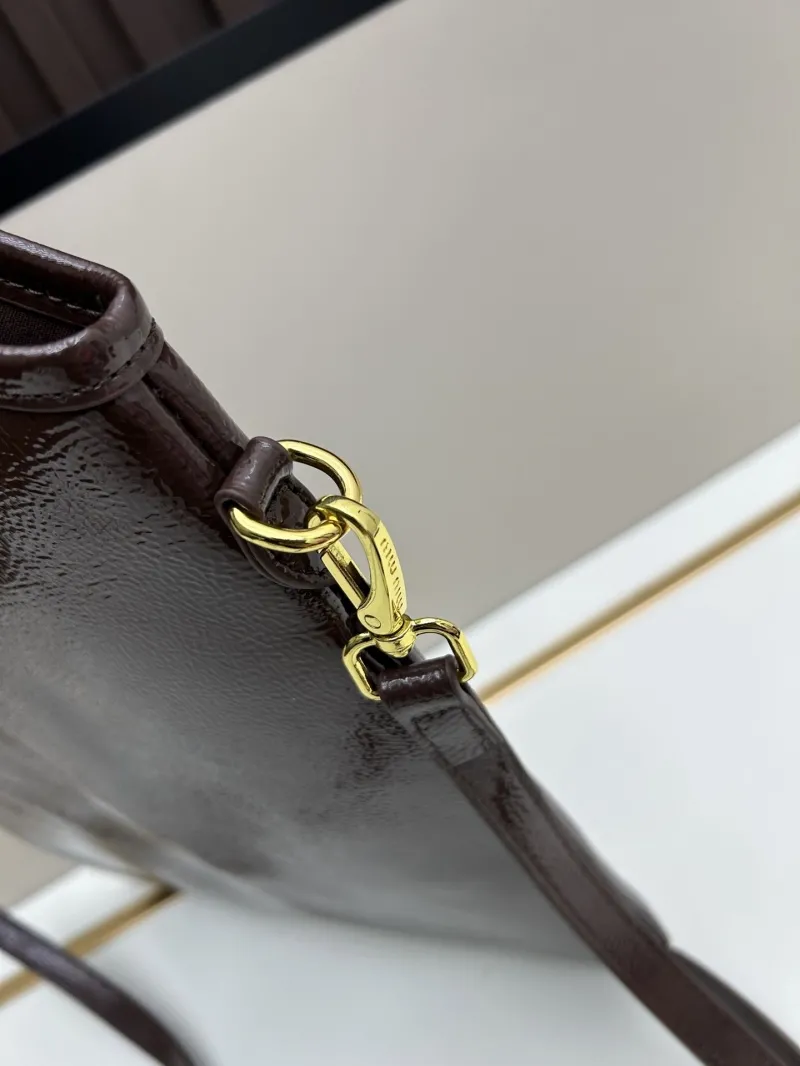 MIU MIU Brown Leather Tote Bag 2519 - Image 6