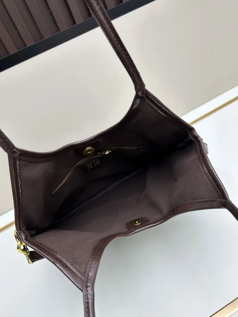 MIU MIU Brown Leather Tote Bag 2519 - Image 7