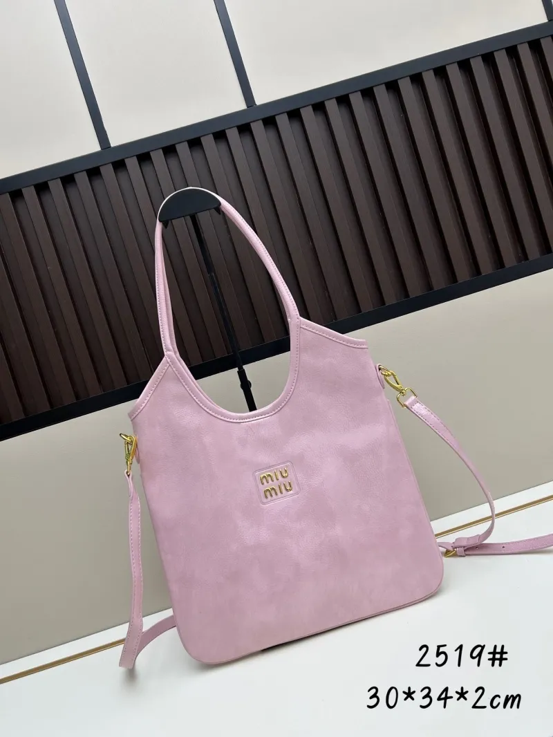Miu Miu 2519 Leather Tote Bag - Image 4