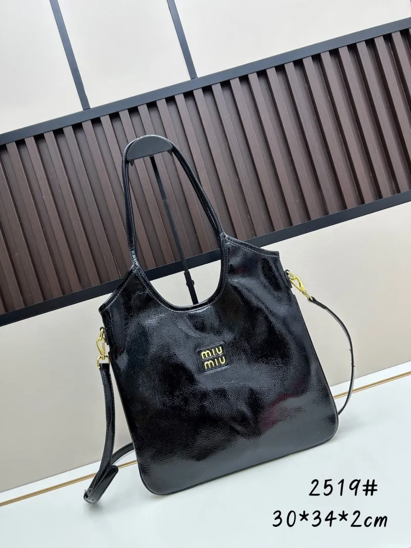 Miu Miu 2519 Leather Tote Bag - Image 5