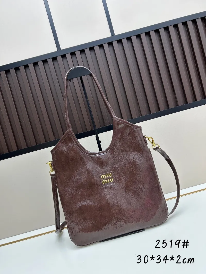 Miu Miu 2519 Leather Tote Bag - Image 7