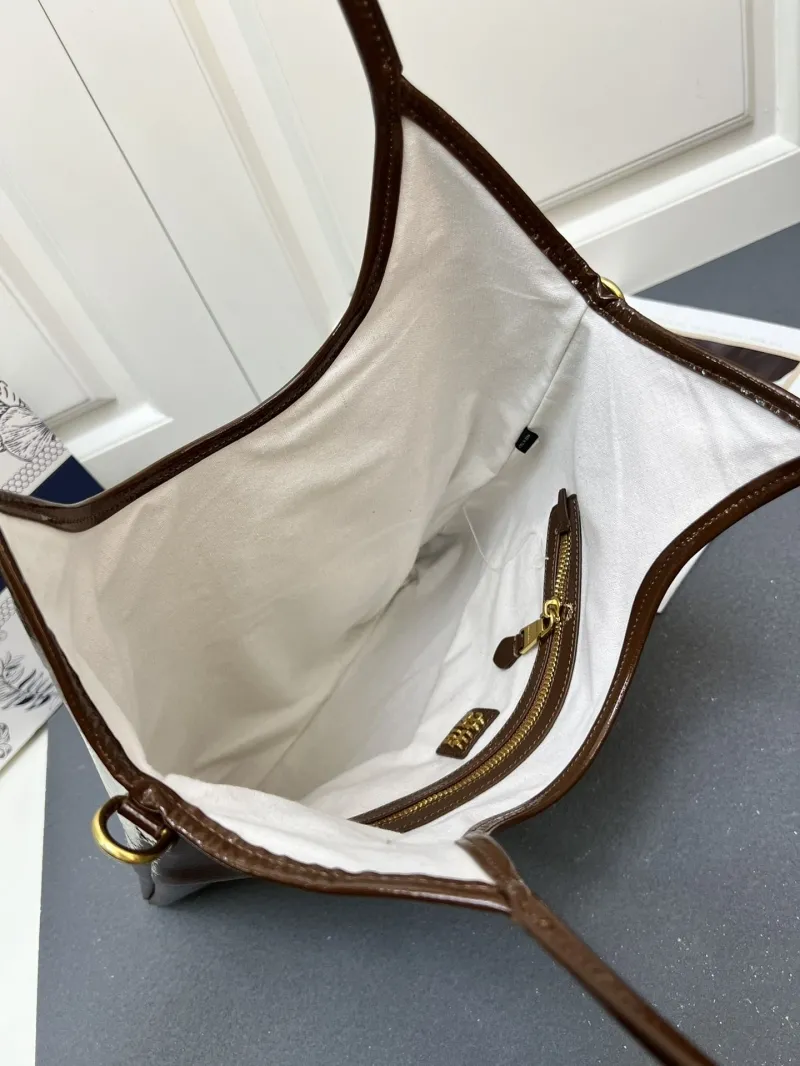 Miu Miu 5BG231 Brown Tote Bag - Image 8