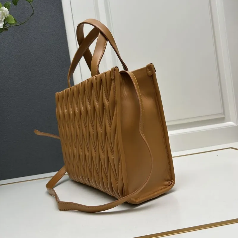 MIU MIU Brown Leather Tote Bag 8621 - Image 3