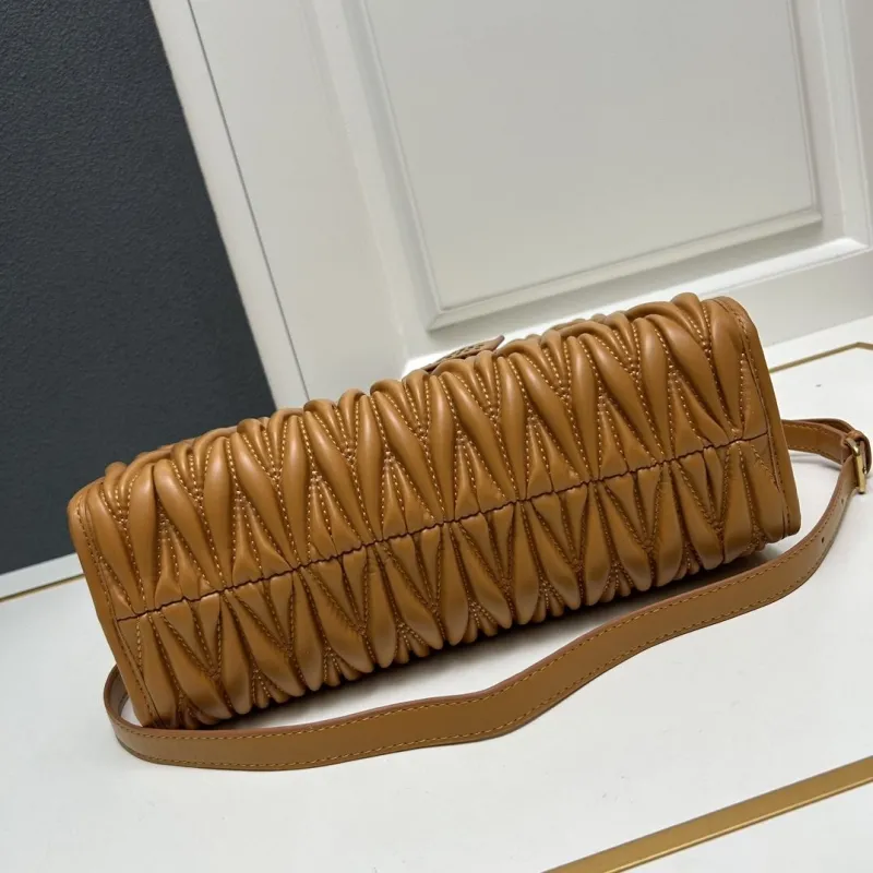 MIU MIU Brown Leather Tote Bag 8621 - Image 4