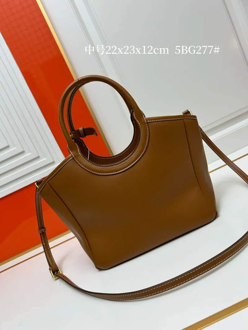MIU MIU Medium Brown Leather Tote Bag 5BG277 - Image 3