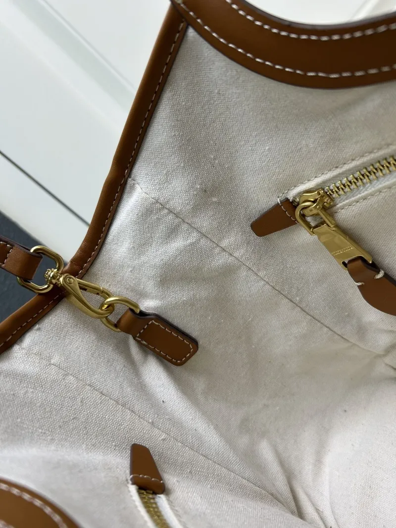 MIU MIU Small Denim Tote Crossbody Bag - Image 9