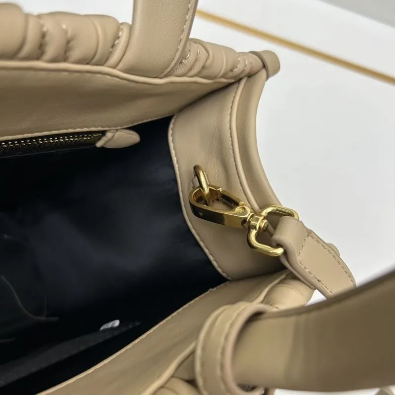 MIU MIU Beige Quilted Tote Crossbody Bag 8621 - Image 9