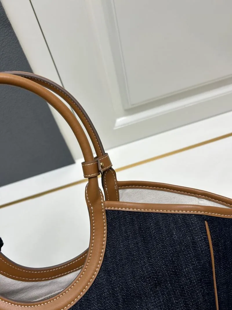 Miu Miu Medium Dark Denim Tote Bag - Image 5